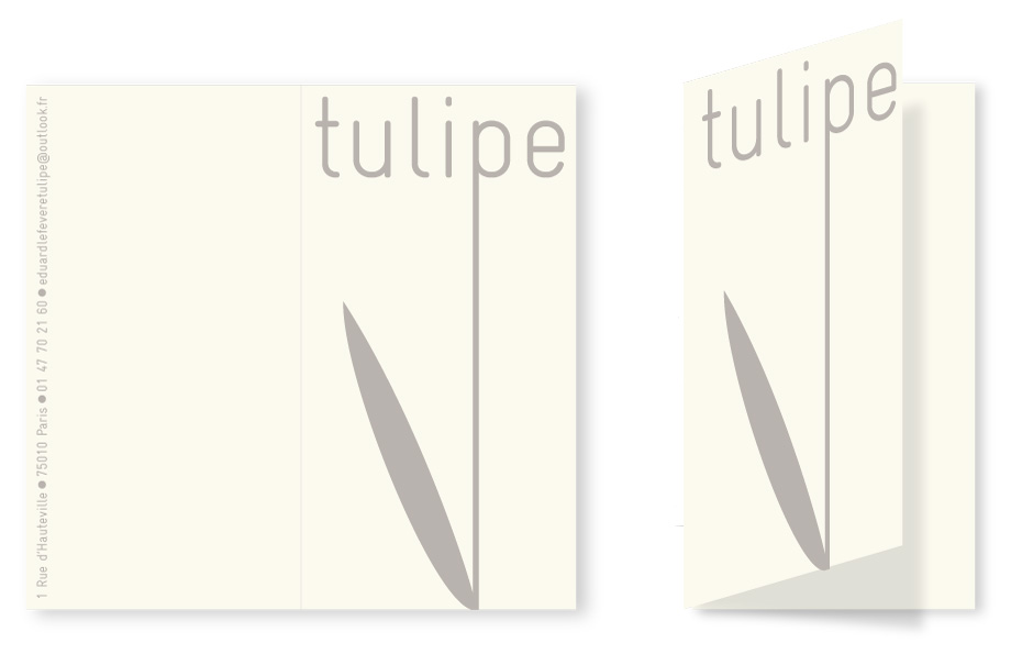 Tulipe carte