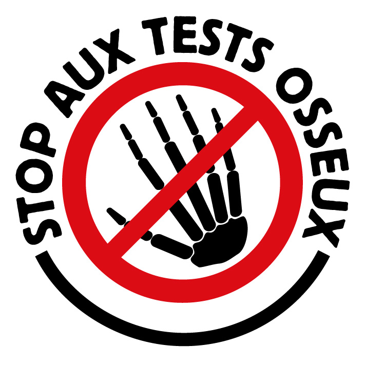 Stop aux tests osseux - Symbole de la campagne